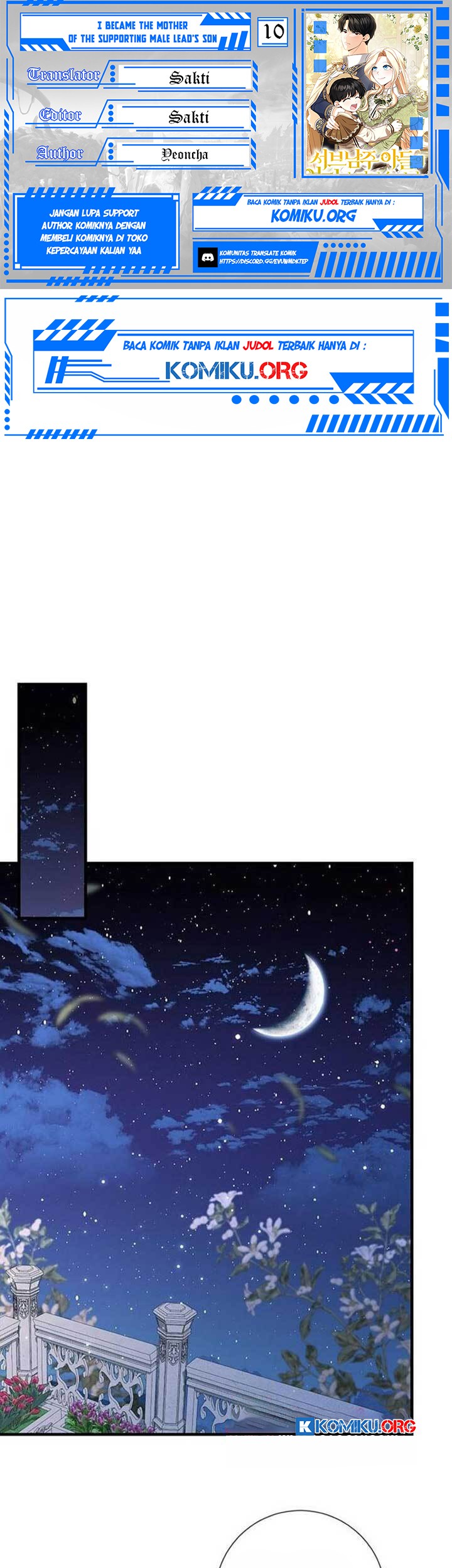 Komik I Became the Mother of the Supporting Male Lead's Son Chapter 10 gambar nomor 1