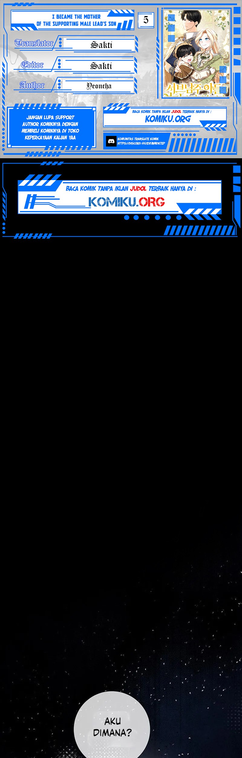 Komik I Became the Mother of the Supporting Male Lead's Son Chapter 5 gambar nomor 1