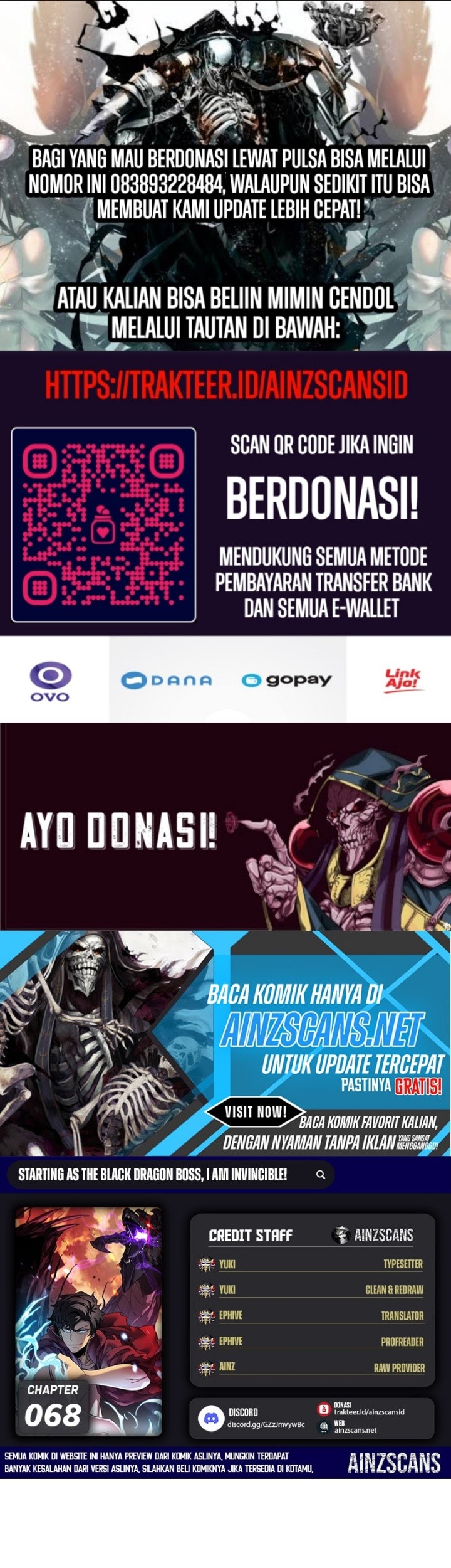 Komik I Become Invincible Black Dragon Boss At The Start Chapter 68 gambar nomor 1