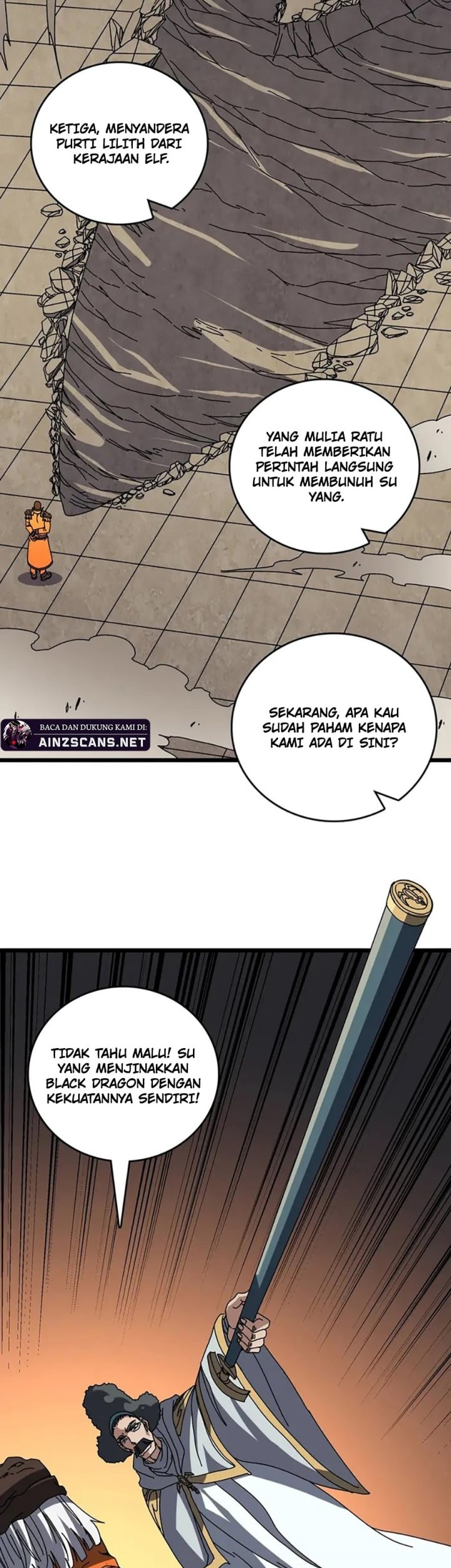 I Become Invincible Black Dragon Boss At The Start Chapter 74 Gambar 17