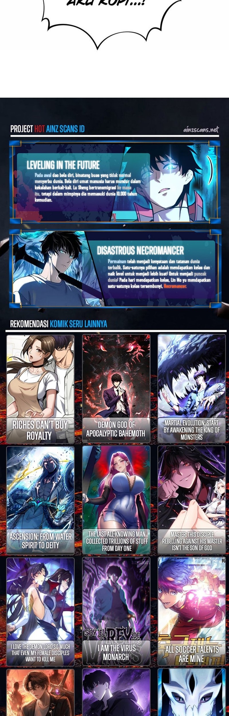 I Become Invincible Black Dragon Boss At The Start Chapter 73 Gambar 42