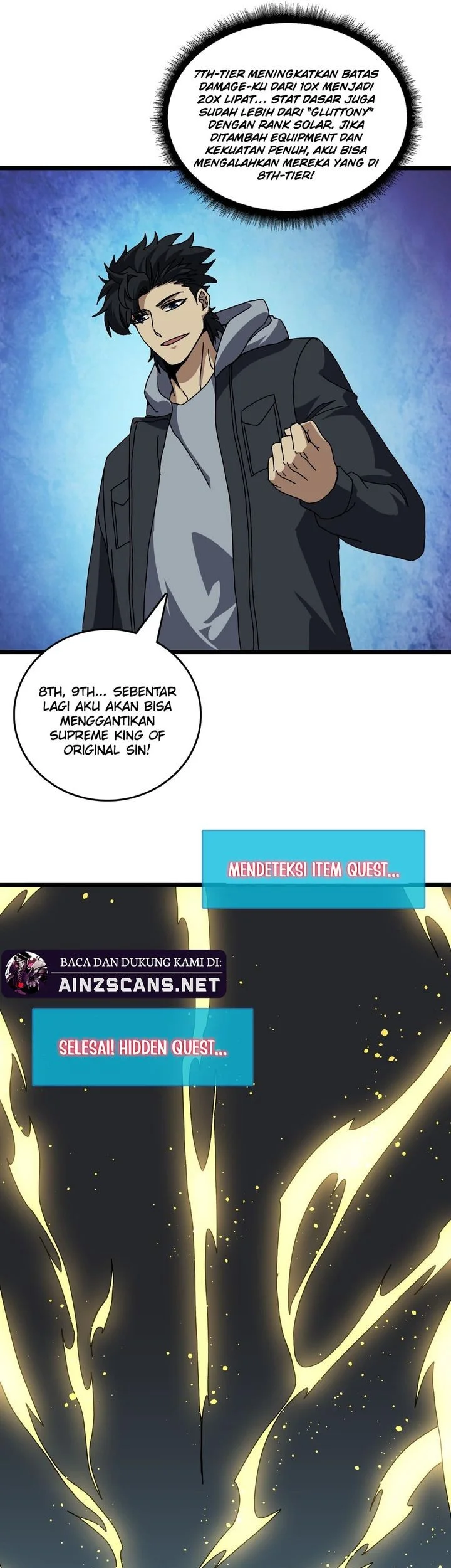 I Become Invincible Black Dragon Boss At The Start Chapter 84 Gambar 20