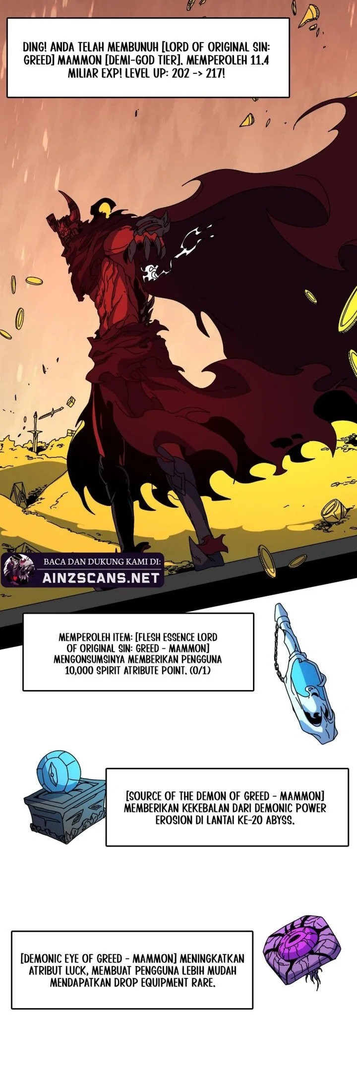 I Become Invincible Black Dragon Boss At The Start Chapter 87 Gambar 10