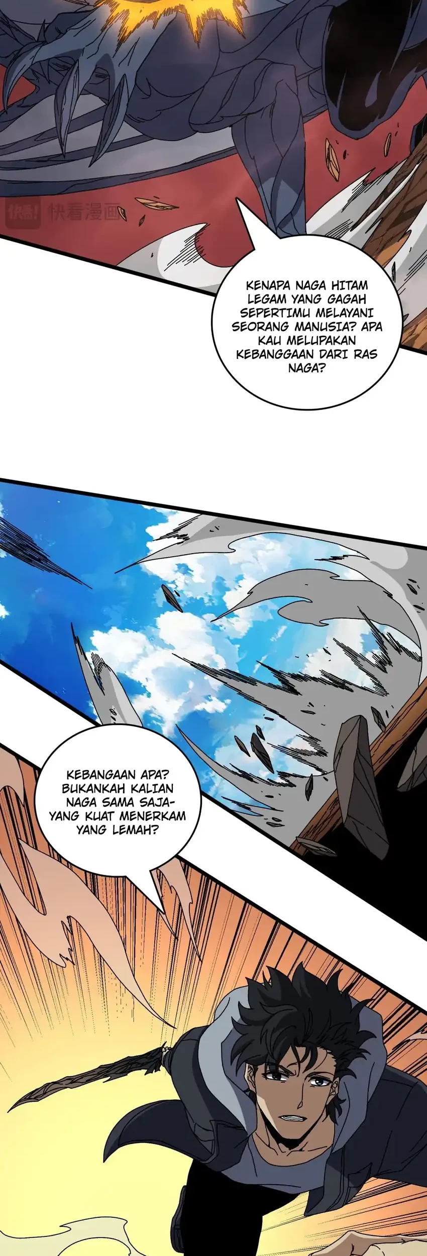 I Become Invincible Black Dragon Boss At The Start Chapter 80 Gambar 35