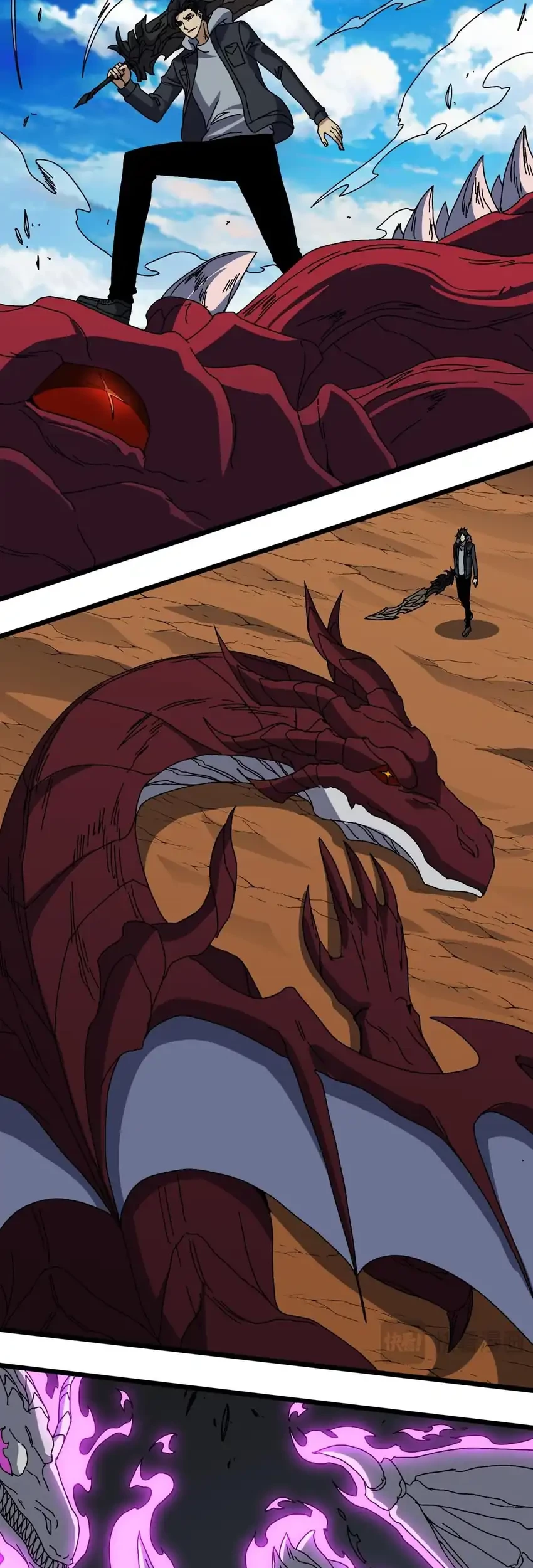 I Become Invincible Black Dragon Boss At The Start Chapter 80 Gambar 28