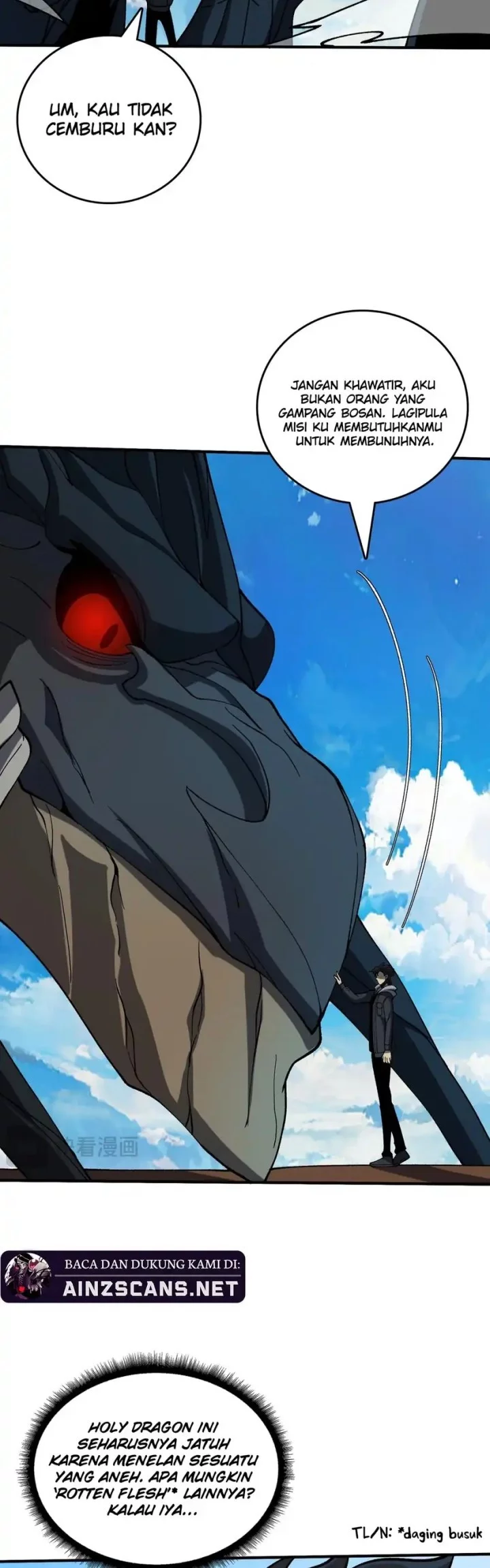 I Become Invincible Black Dragon Boss At The Start Chapter 81 Gambar 4
