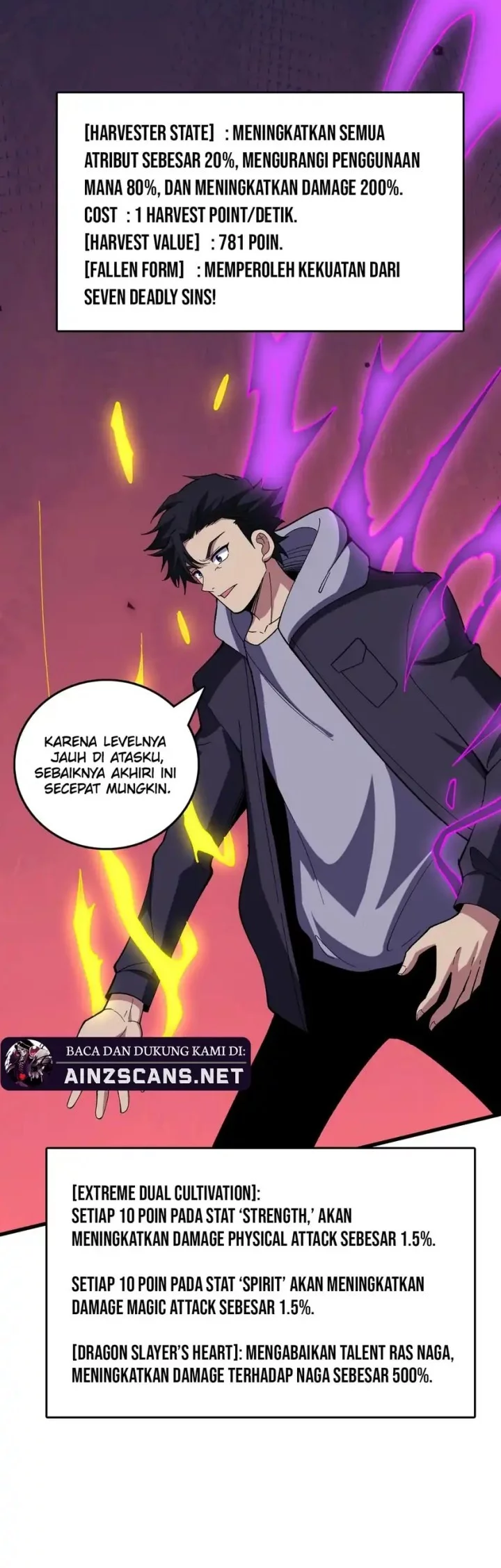 I Become Invincible Black Dragon Boss At The Start Chapter 81 Gambar 13