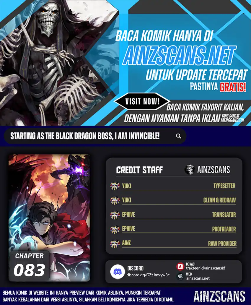 Komik I Become Invincible Black Dragon Boss At The Start Chapter 83 gambar nomor 1