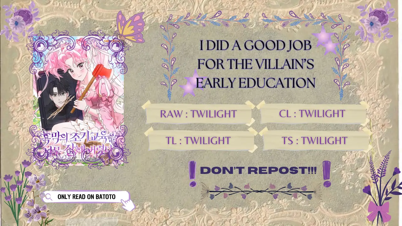 Komik I Did a Good Job For The Villain’s Early Education Chapter 22 gambar nomor 1