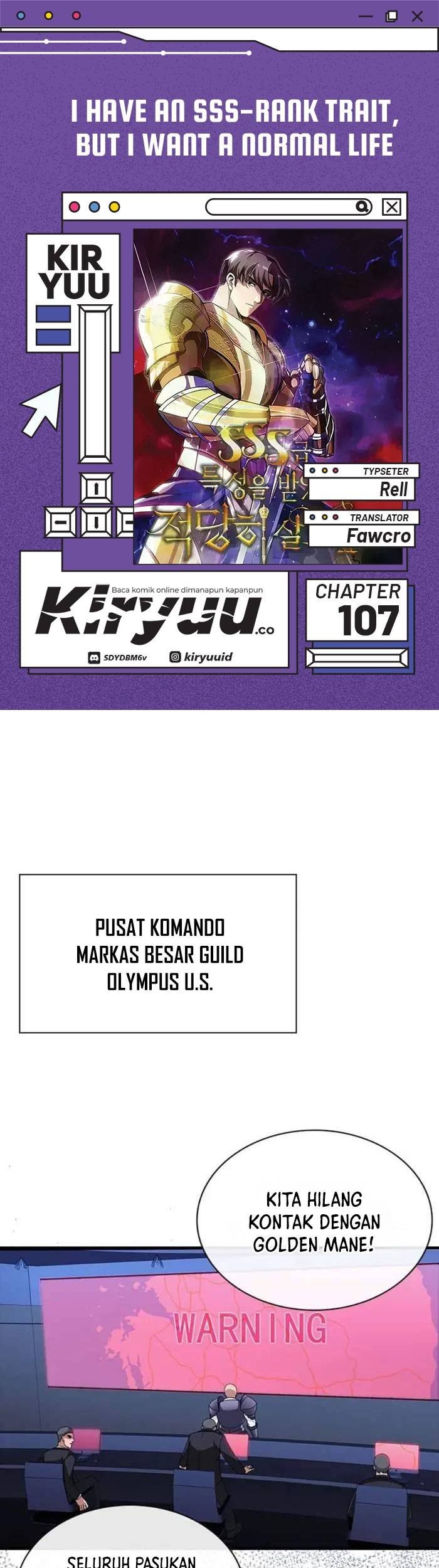 Komik I have an SSS-rank Trait, but I want a Normal Life Chapter 107 gambar nomor 1