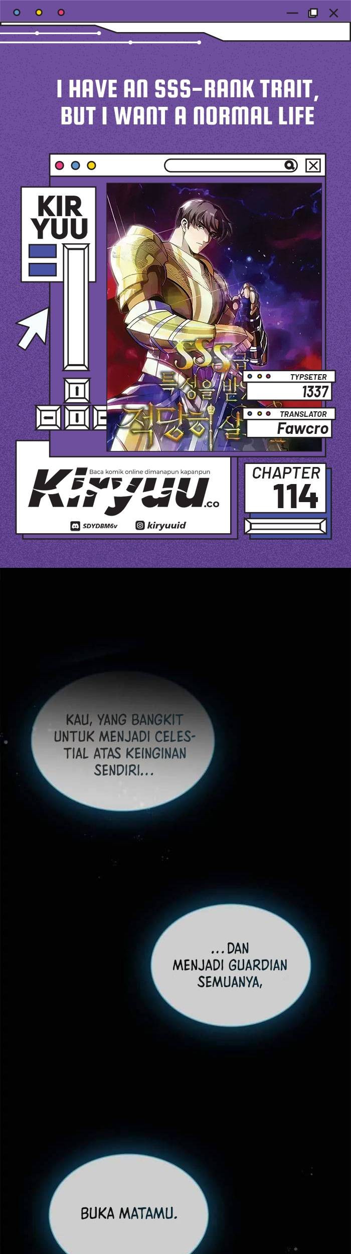 Komik I have an SSS-rank Trait, but I want a Normal Life Chapter 114 gambar nomor 1
