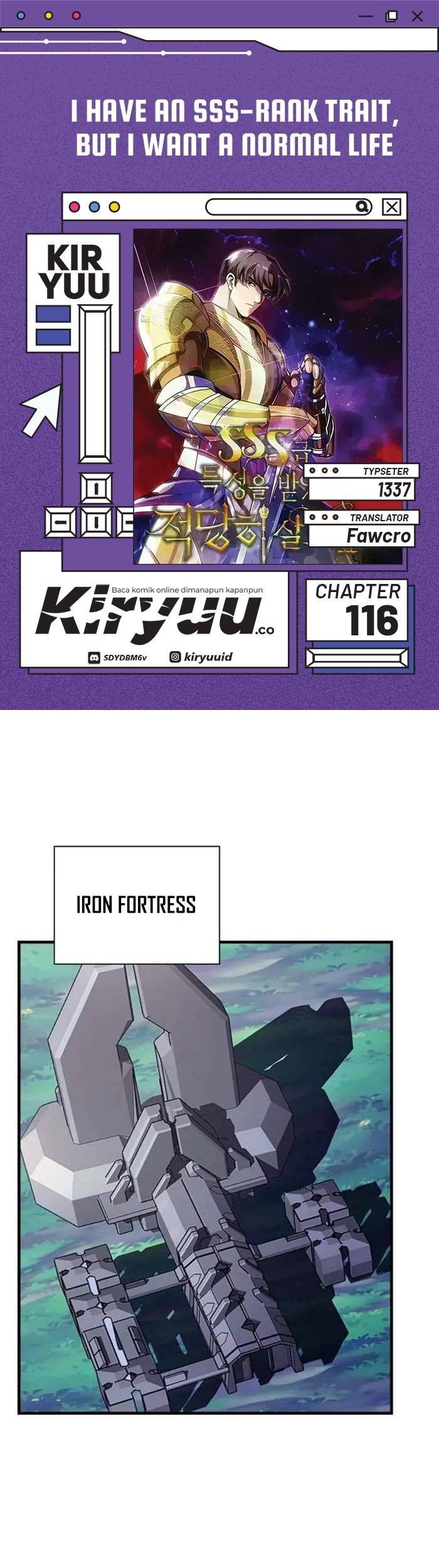 Komik I have an SSS-rank Trait, but I want a Normal Life Chapter 116 gambar nomor 1