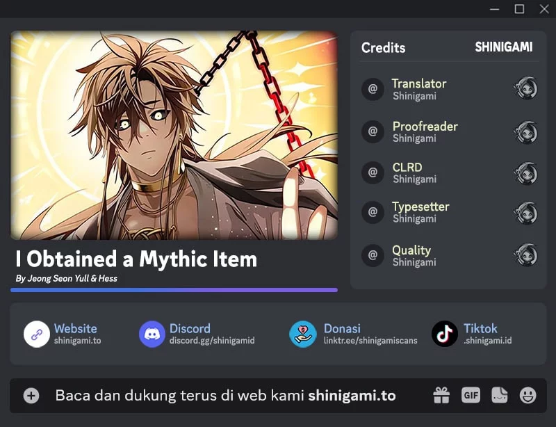 Komik I Obtained a Mythic Item Chapter 147 gambar nomor 1