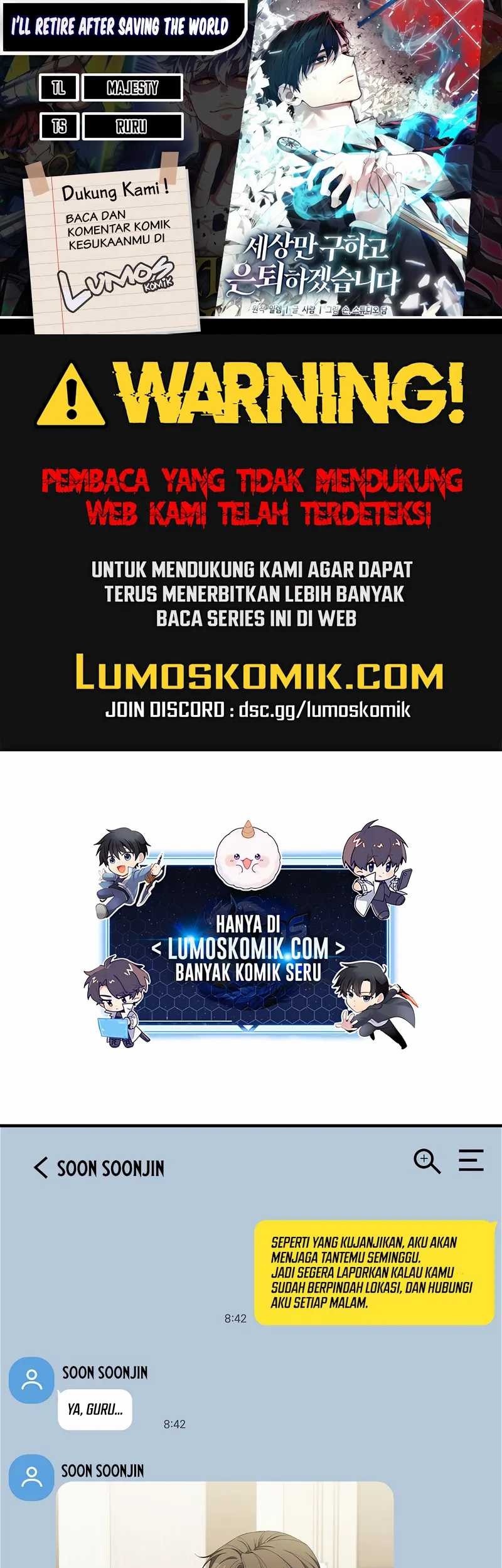 Komik I’ll Retire After Saving the World Chapter 54 gambar nomor 1