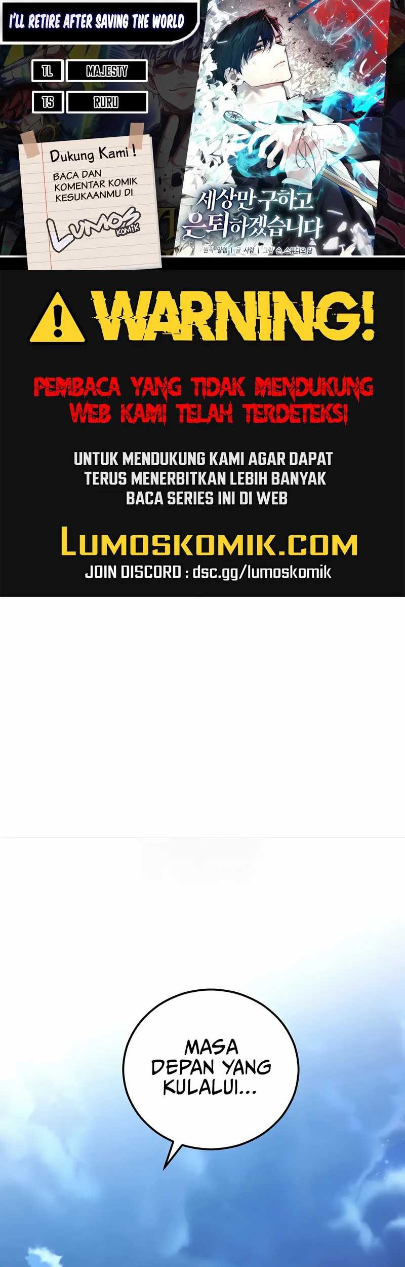 Komik I’ll Retire After Saving the World Chapter 59 gambar nomor 1