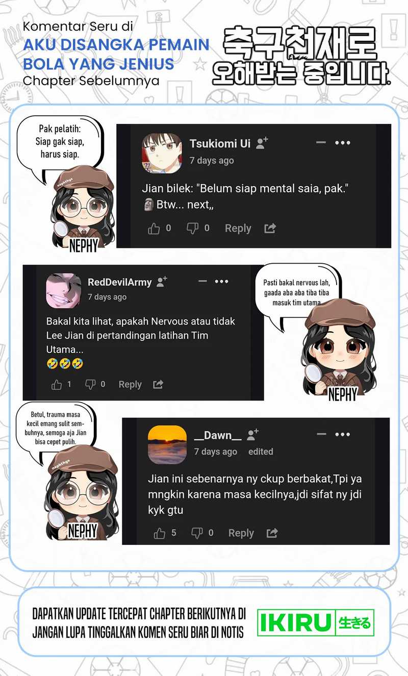 I’m Being Misunderstood as a Soccer Genius Chapter 27 Gambar 83