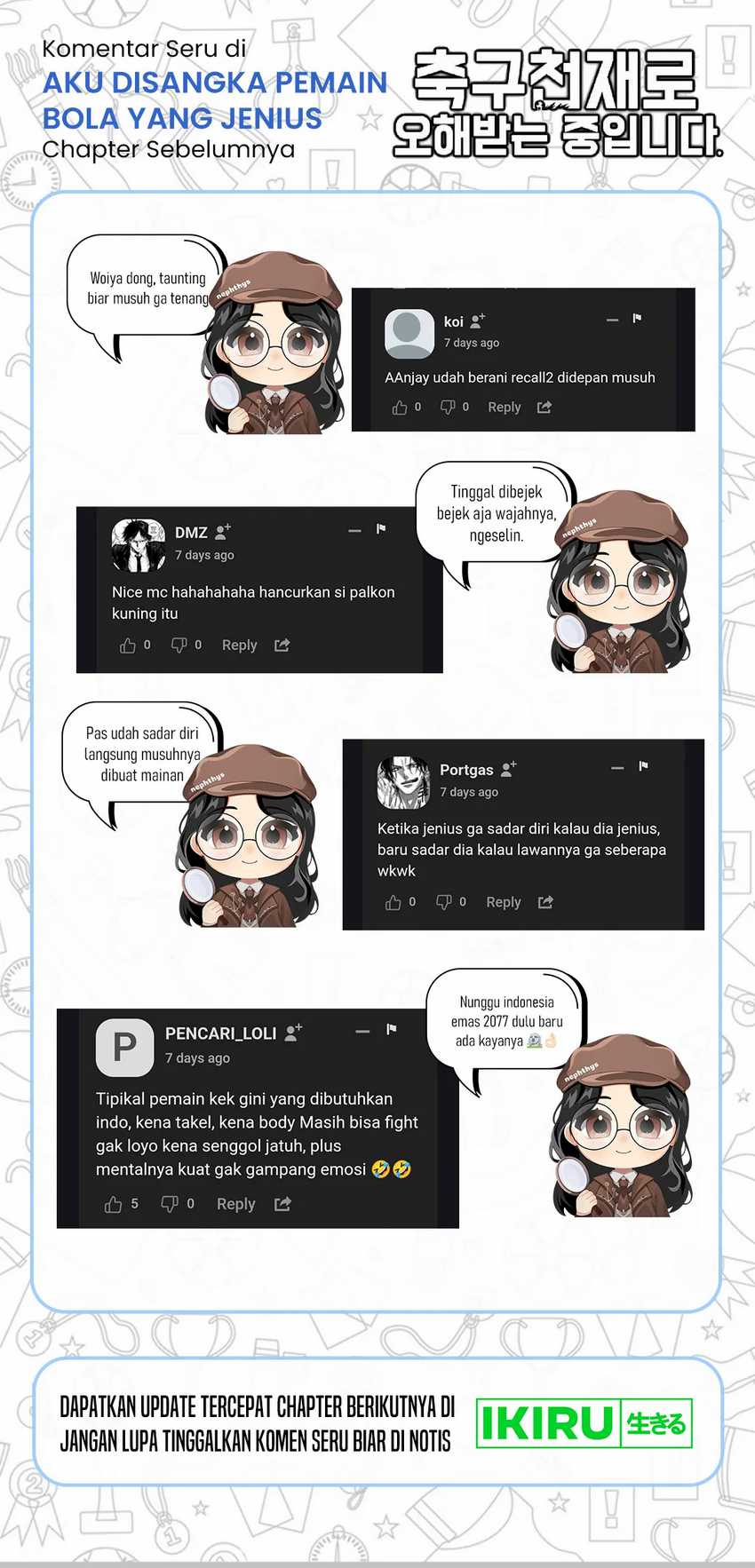 I’m Being Misunderstood as a Soccer Genius Chapter 23 Gambar 74