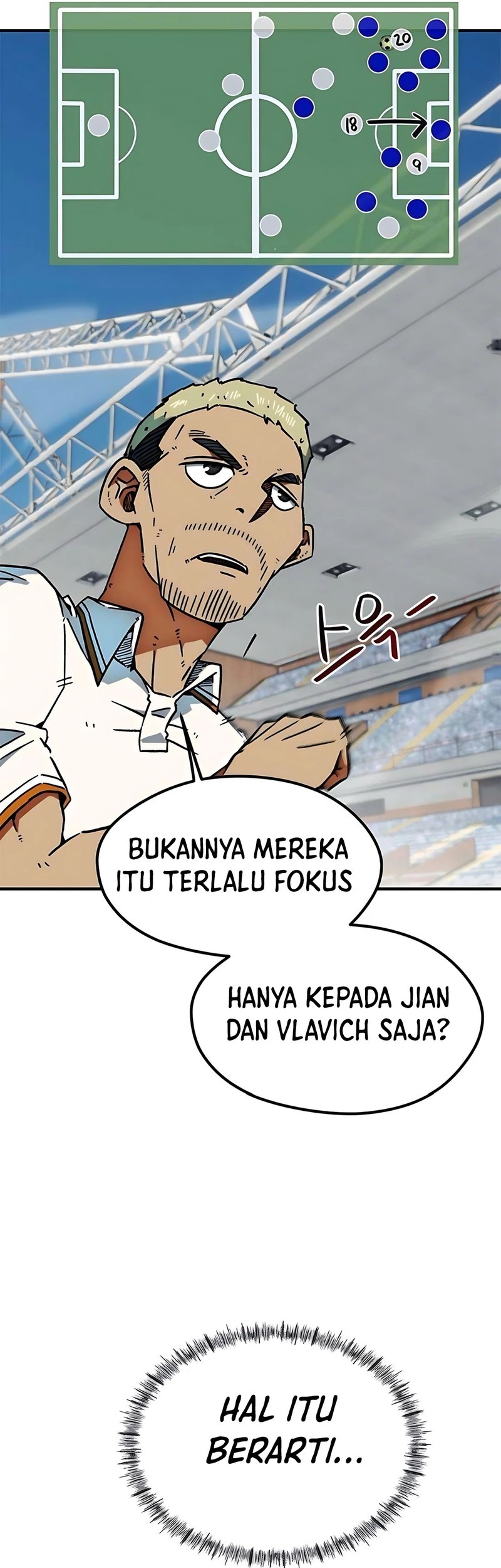 I’m Being Misunderstood as a Soccer Genius Chapter 35 Gambar 50