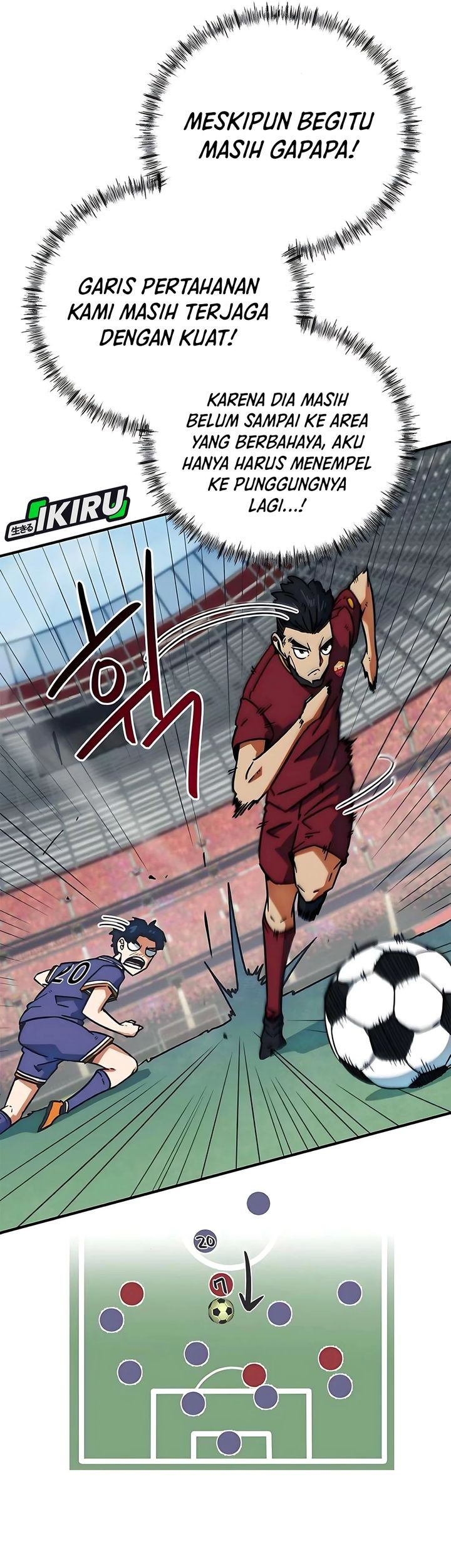 I’m Being Misunderstood as a Soccer Genius Chapter 36 Gambar 85