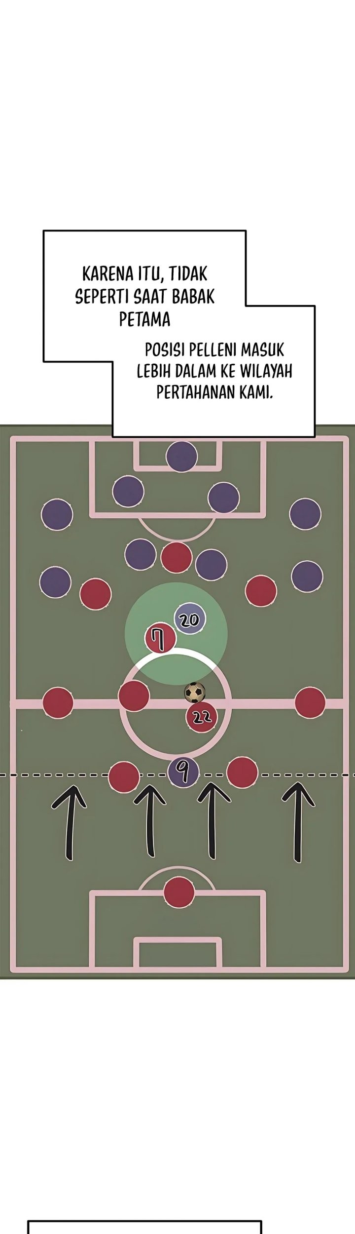 I’m Being Misunderstood as a Soccer Genius Chapter 37 Gambar 73