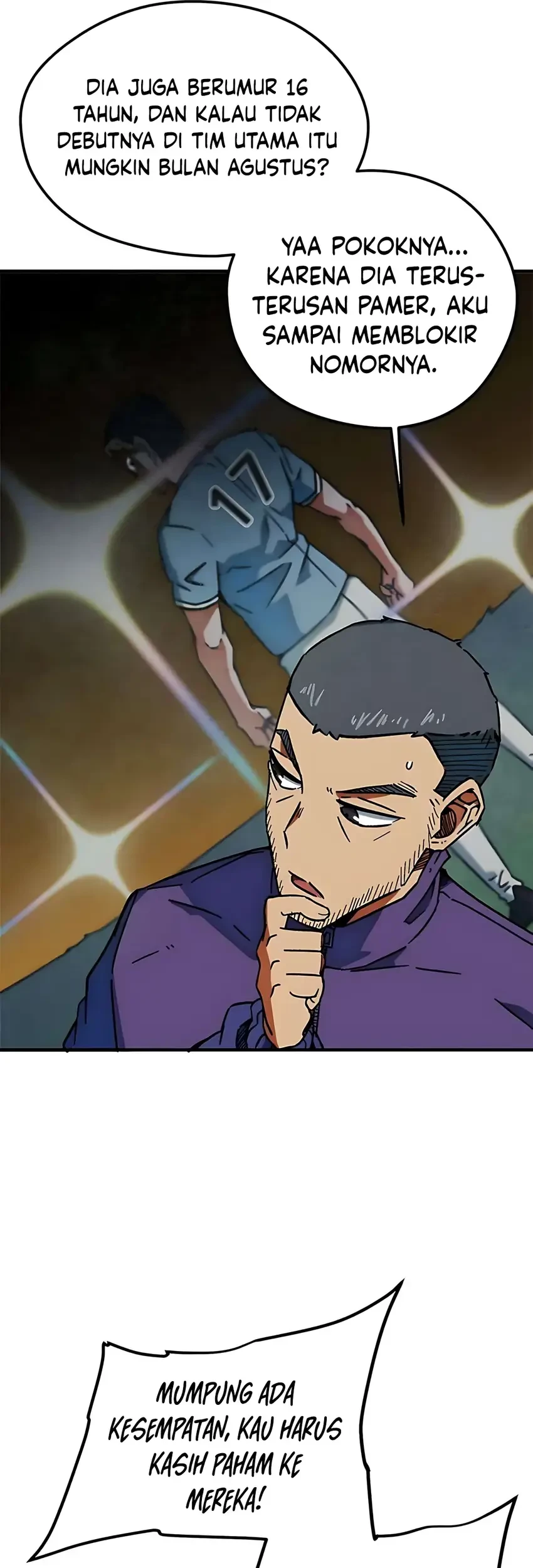 I’m Being Misunderstood as a Soccer Genius Chapter 38 Gambar 89