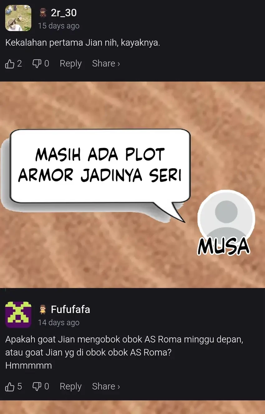 I’m Being Misunderstood as a Soccer Genius Chapter 38 Gambar 99