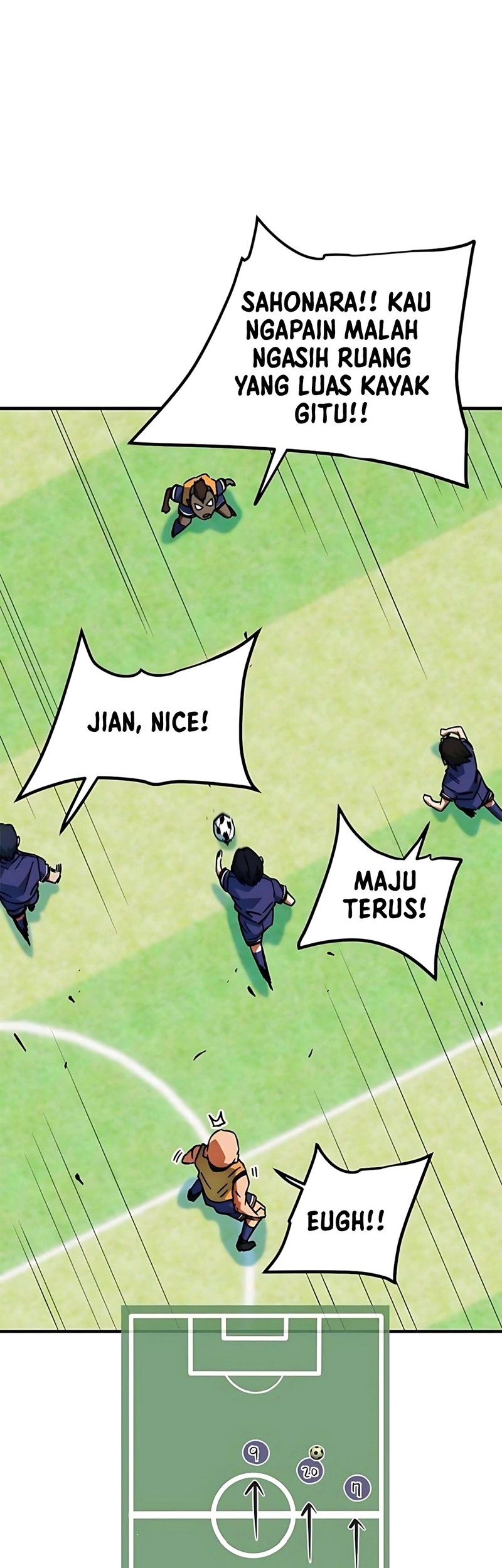 I’m Being Misunderstood as a Soccer Genius Chapter 33 Gambar 62
