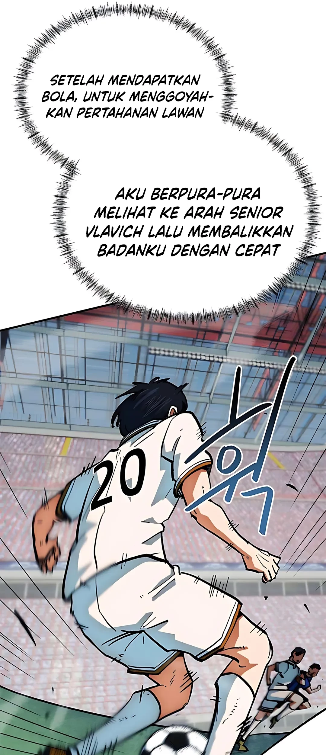 I’m Being Misunderstood as a Soccer Genius Chapter 44 Gambar 29