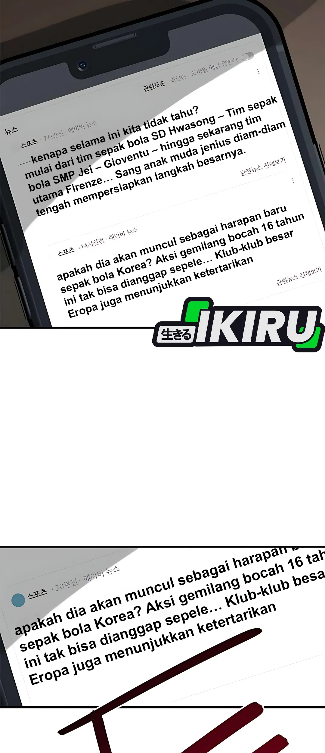 I’m Being Misunderstood as a Soccer Genius Chapter 44 Gambar 126