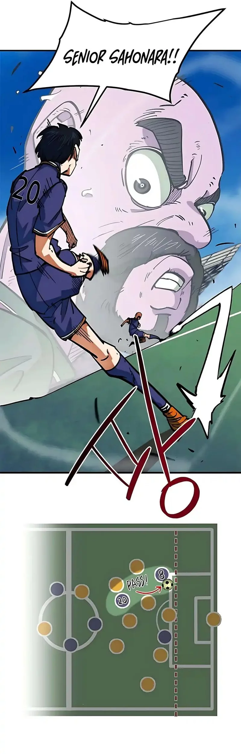 I’m Being Misunderstood as a Soccer Genius Chapter 47 Gambar 56