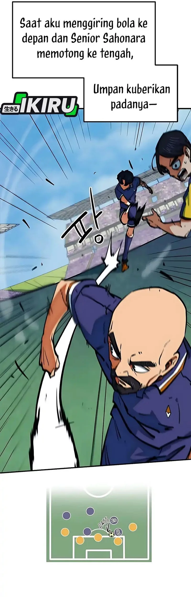 I’m Being Misunderstood as a Soccer Genius Chapter 47 Gambar 72