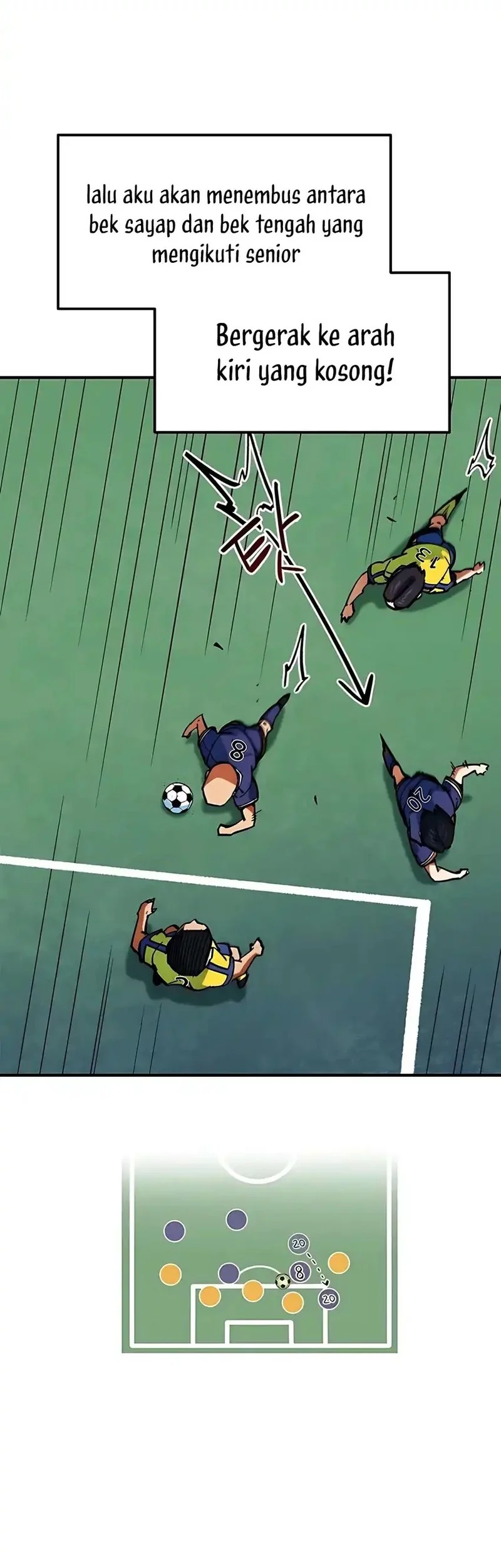I’m Being Misunderstood as a Soccer Genius Chapter 47 Gambar 73
