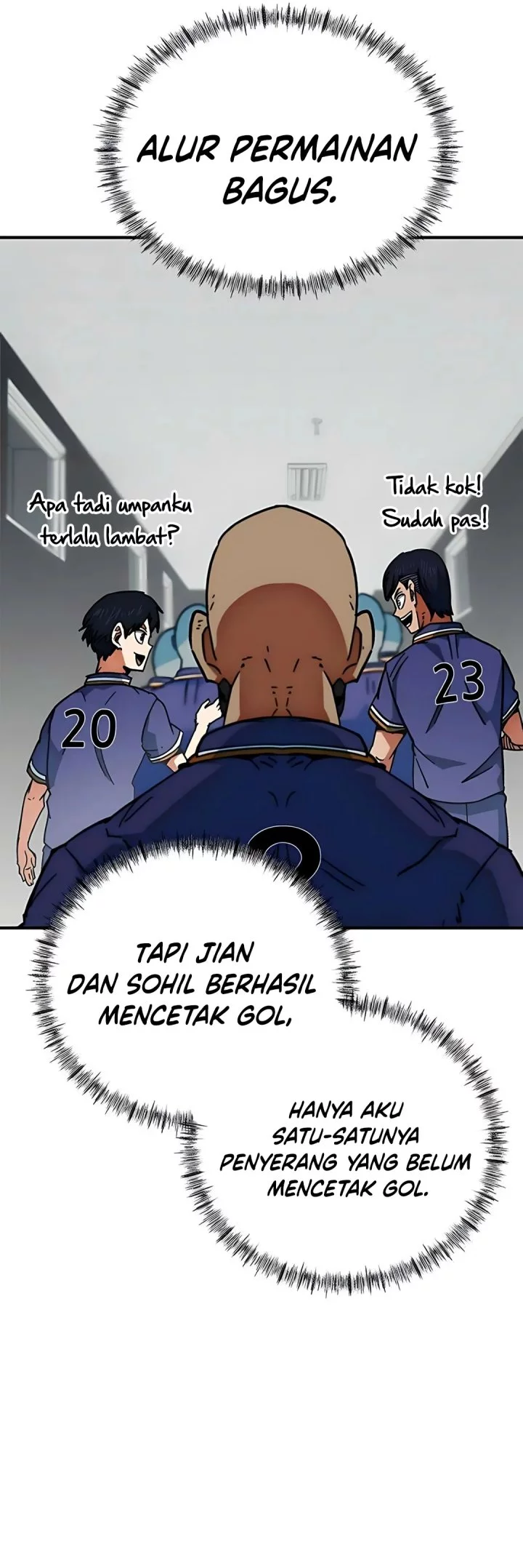 I’m Being Misunderstood as a Soccer Genius Chapter 48 Gambar 34
