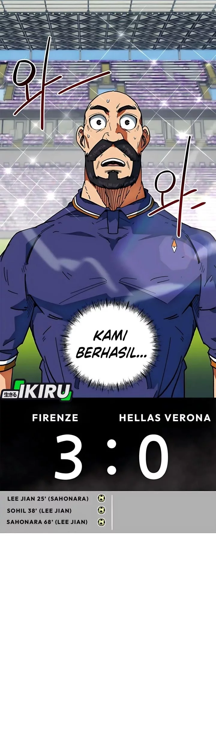 I’m Being Misunderstood as a Soccer Genius Chapter 48 Gambar 82