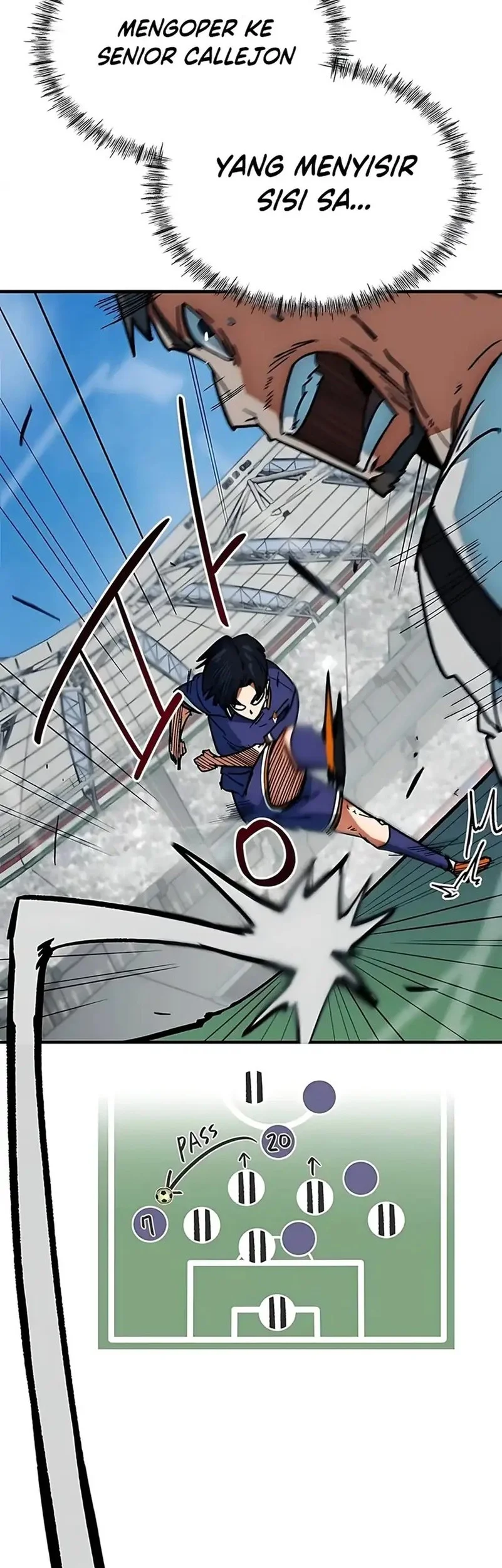 I’m Being Misunderstood as a Soccer Genius Chapter 51 Gambar 48