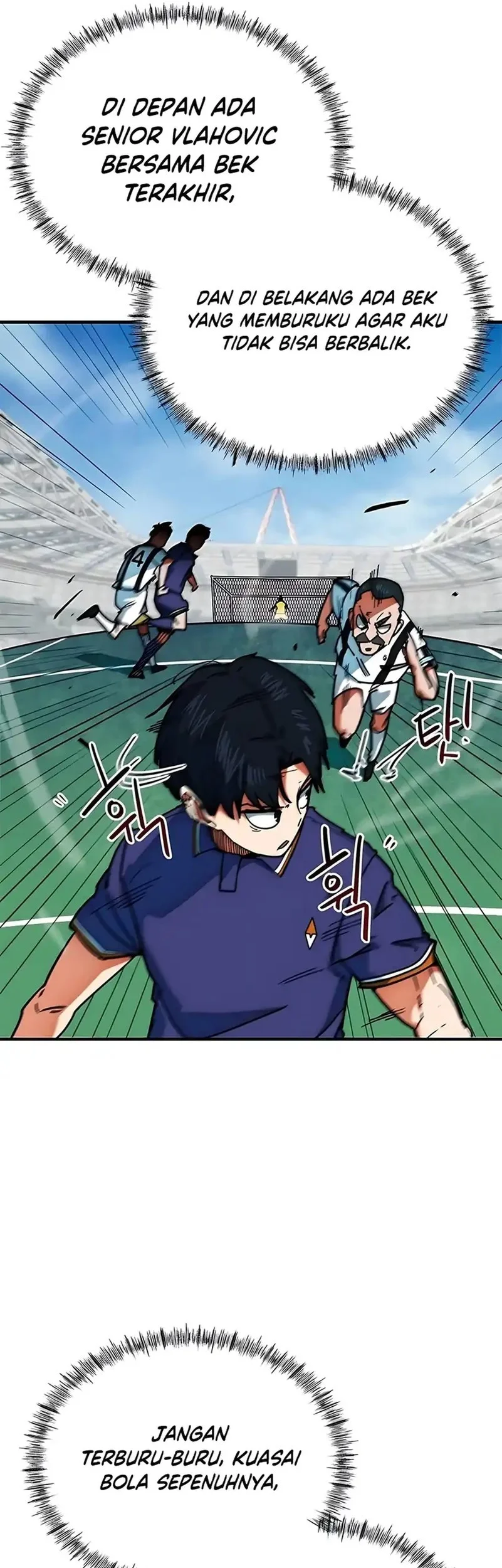 I’m Being Misunderstood as a Soccer Genius Chapter 51 Gambar 63