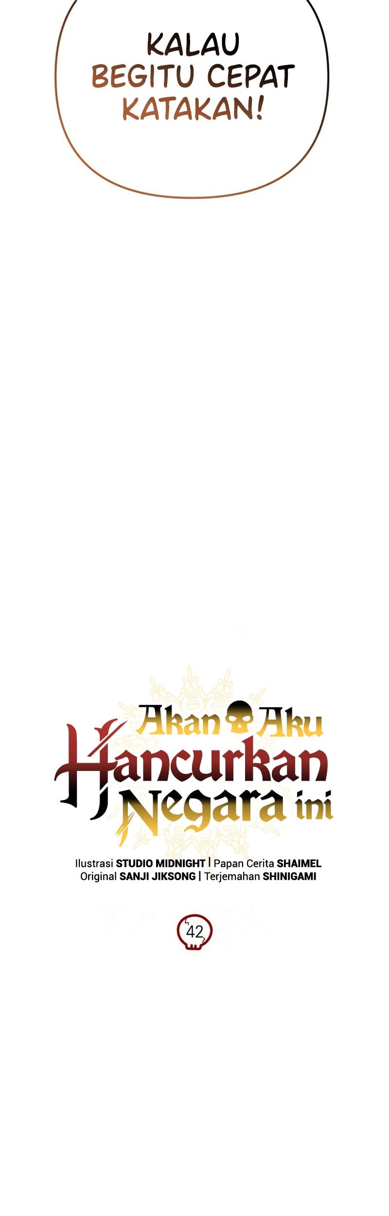 I’m Going To Destroy This Country Chapter 42 Gambar 16