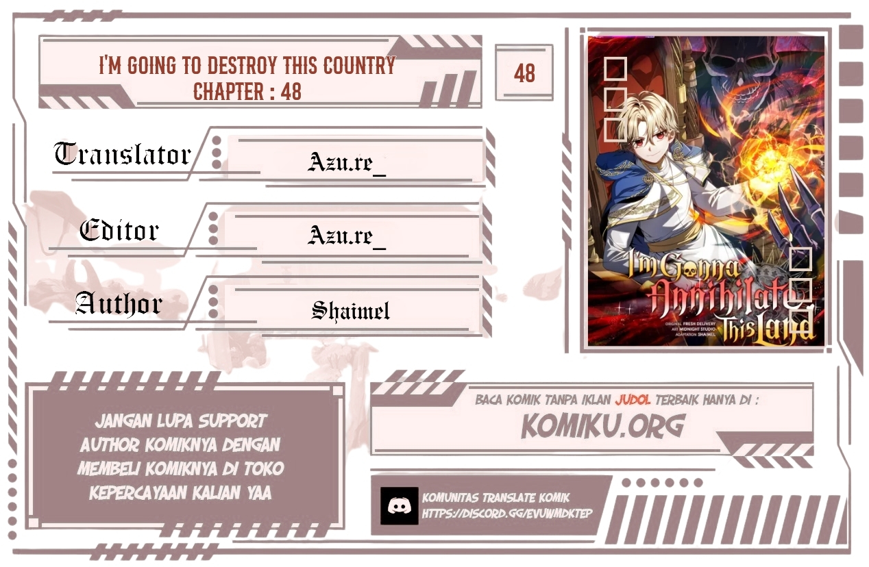 Komik I’m Going To Destroy This Country Chapter 48 gambar nomor 1