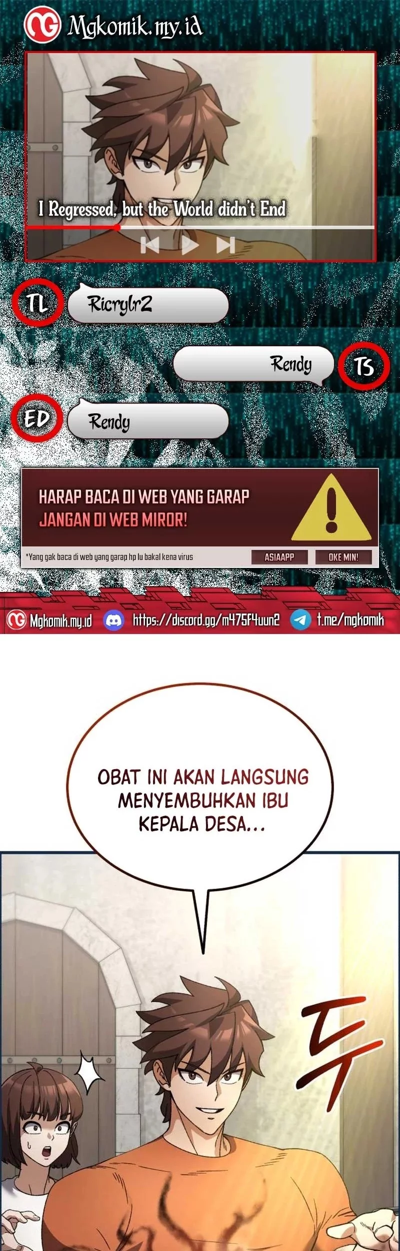 Komik I Regressed, but the World didn’t End Chapter 34 gambar nomor 1