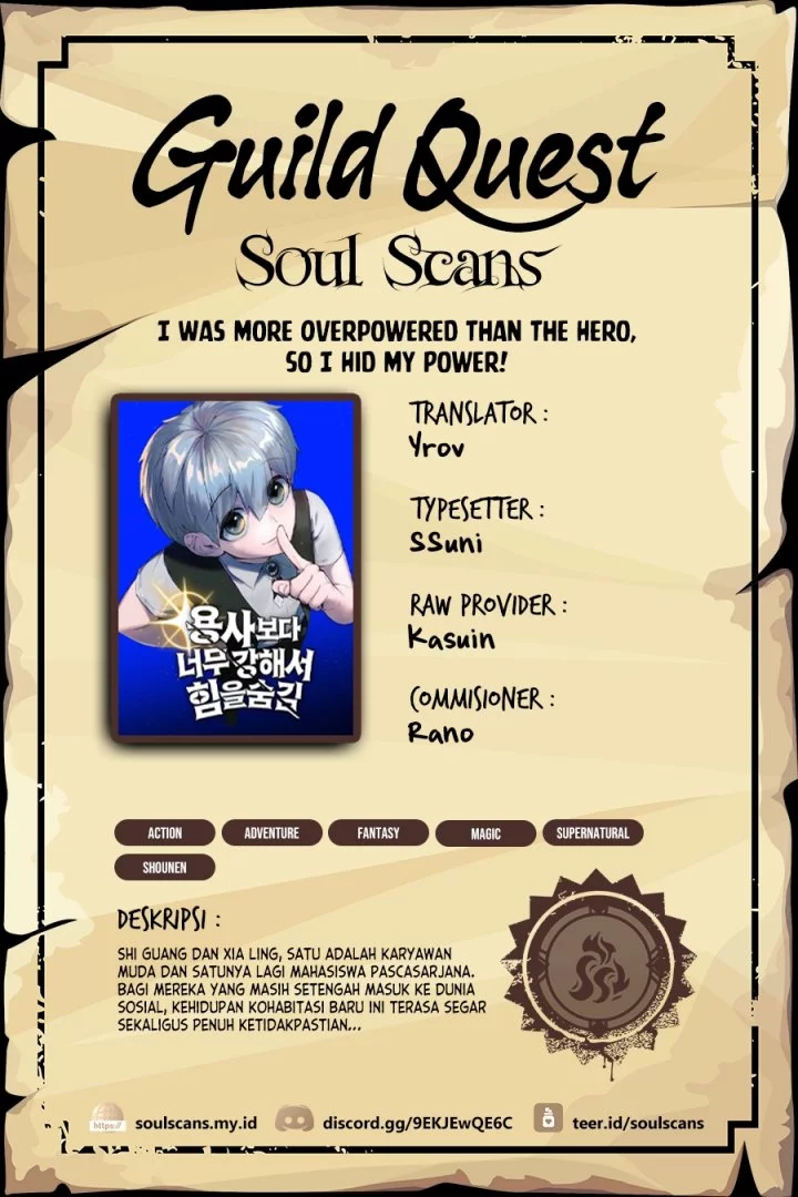 Komik I Was More Overpowered Than The Hero, So I Hid My Power! Chapter 90 gambar nomor 1