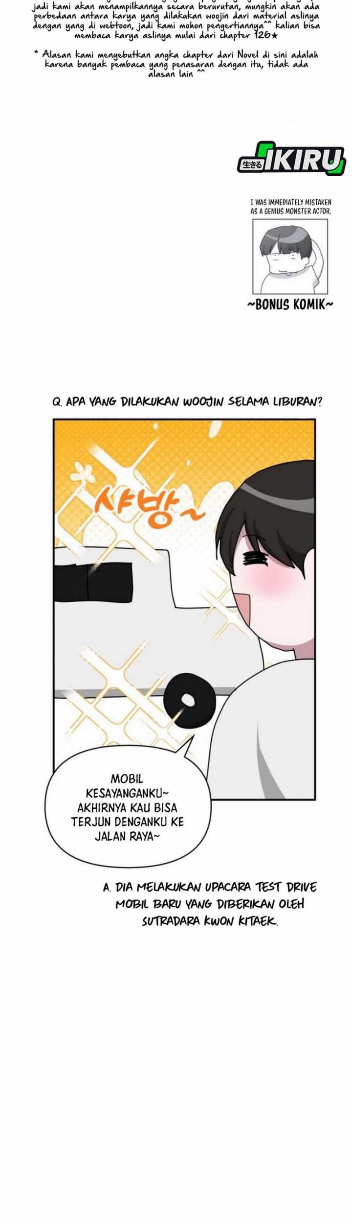 I Was Immediately Mistaken for a Monster Genius Actor Chapter 56 Gambar 69
