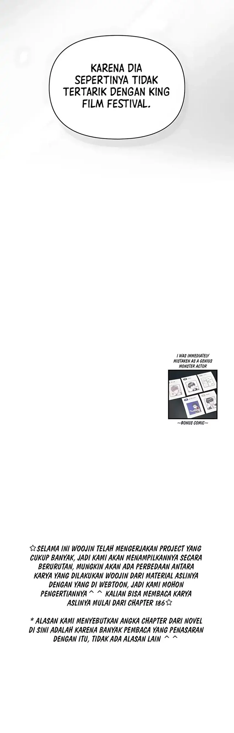 I Was Immediately Mistaken for a Monster Genius Actor Chapter 74 Gambar 59