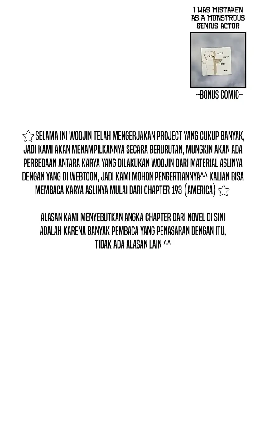 I Was Immediately Mistaken for a Monster Genius Actor Chapter 76 Gambar 80