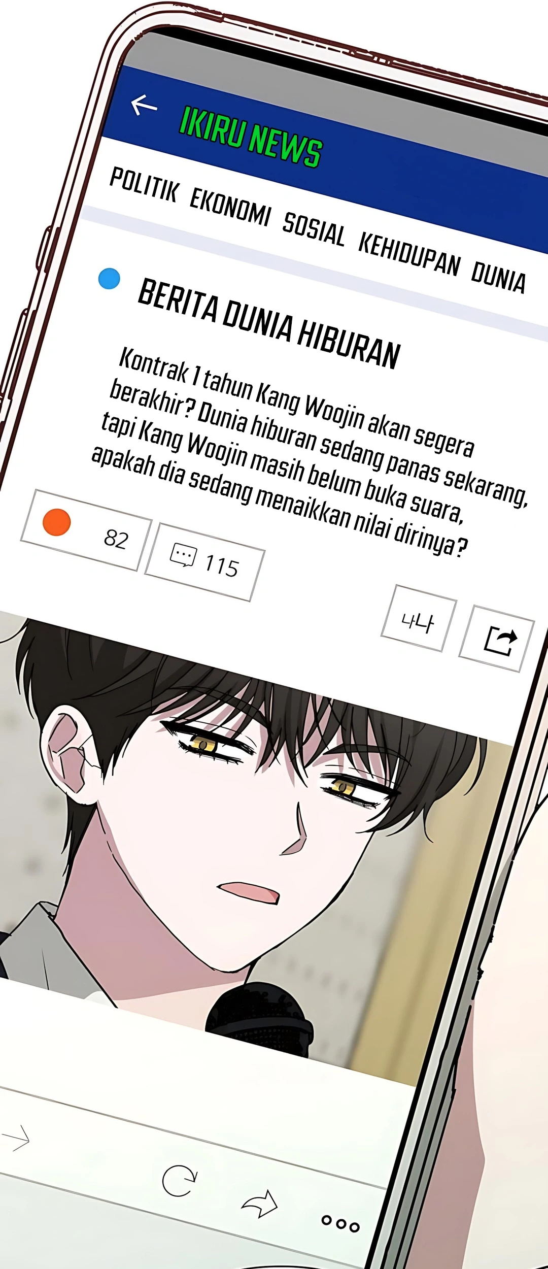 I Was Immediately Mistaken for a Monster Genius Actor Chapter 70 Gambar 9