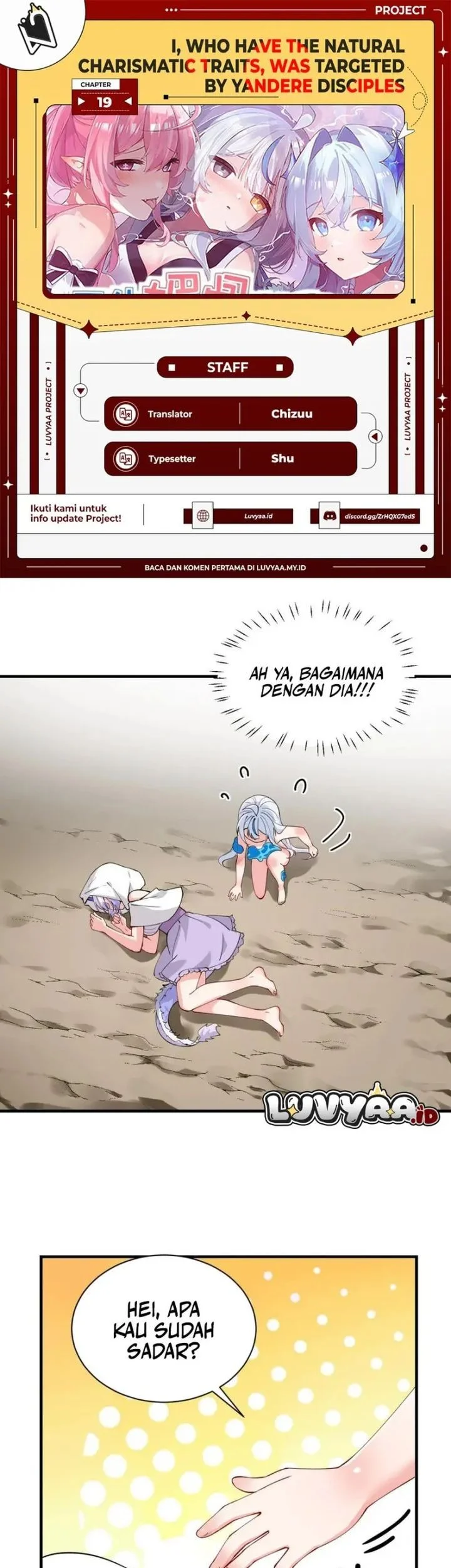 Komik I, Who Have the Natural Charismatic Traits, Was Targeted by Yandere Disciples Chapter 19 gambar nomor 1