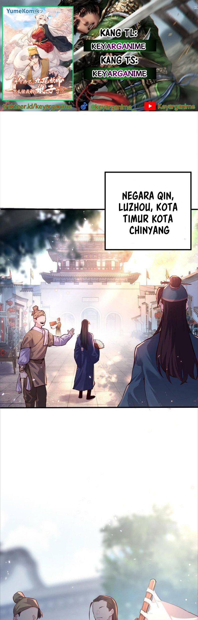 Komik It’s Just Fortune-Telling, How Did the Nine-Tailed Demon Emperor Become My Wife?! Chapter 1 gambar nomor 1