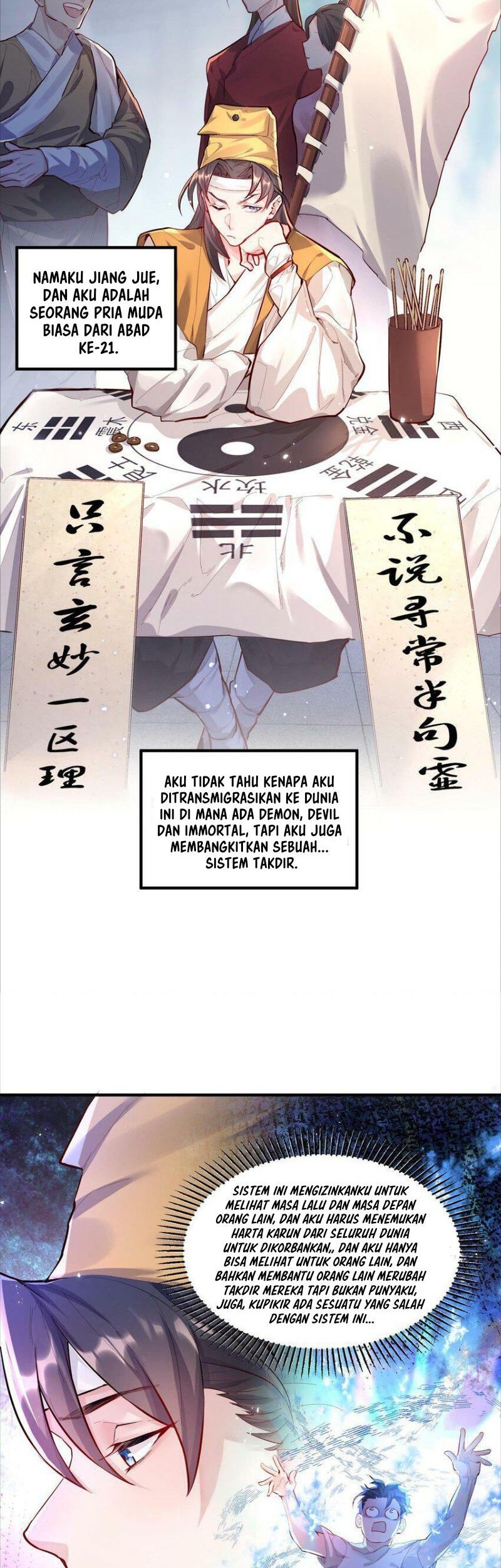 Manhua It’s Just Fortune-Telling, How Did the Nine-Tailed Demon Emperor Become My Wife?! Chapter 1 gambar nomor 2