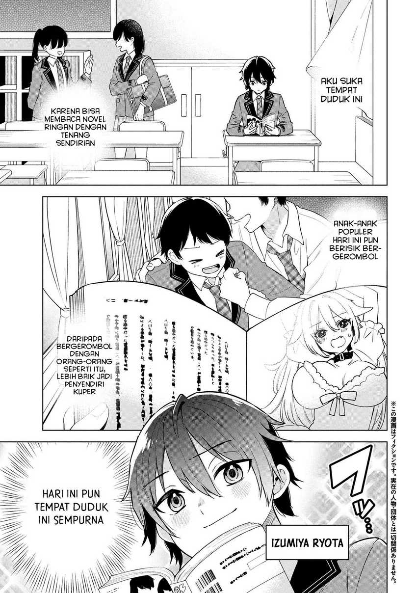 Inkyā no ore ga sekigae de S-kyū bishoujo ni kakomaretara himitsu no kankei ga hajimatta Chapter 1 Gambar 3