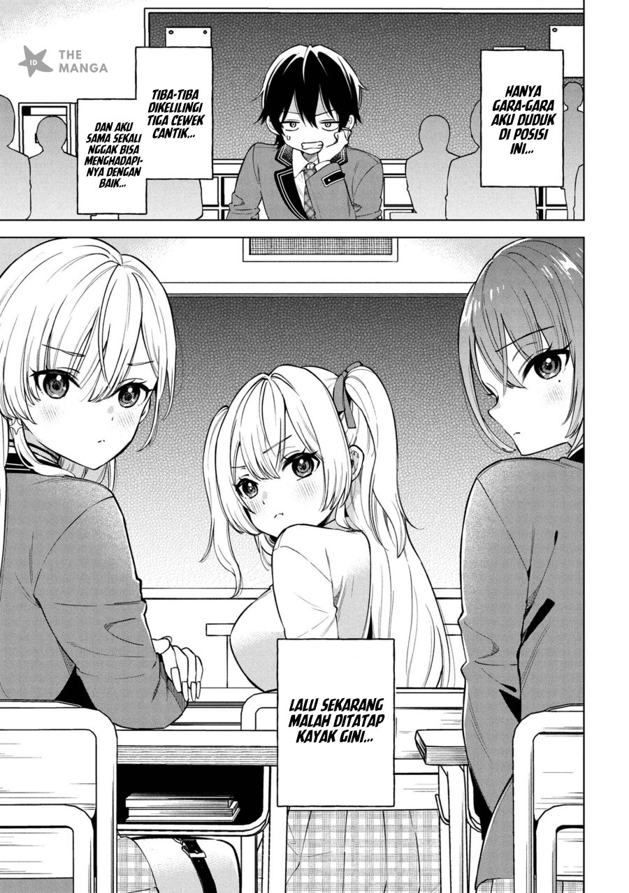 Inkyā no ore ga sekigae de S-kyū bishoujo ni kakomaretara himitsu no kankei ga hajimatta Chapter 4 Gambar 32