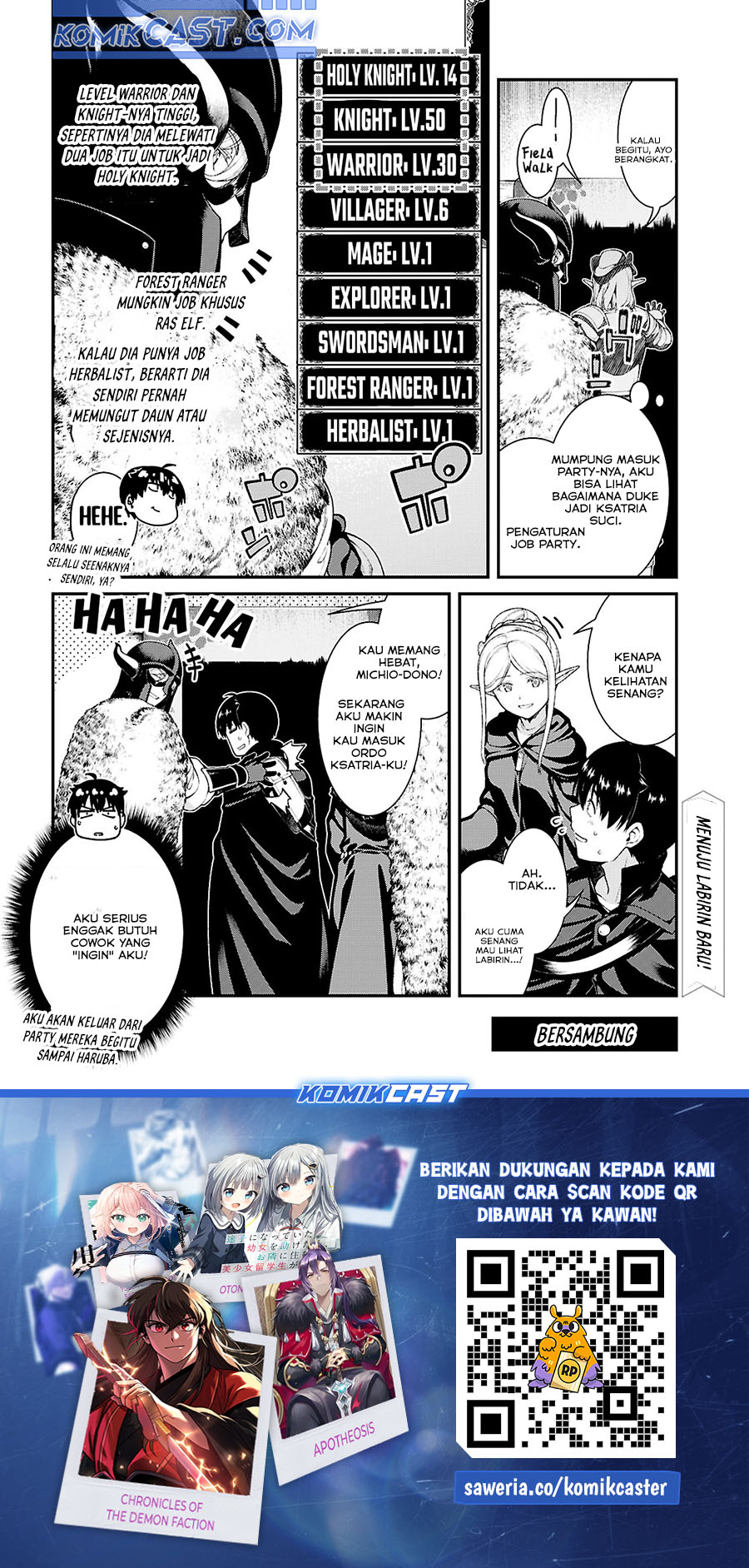 Isekai Meikyuu de Harem wo Chapter 88 Gambar 6